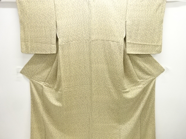 抽象花模様小紋着物